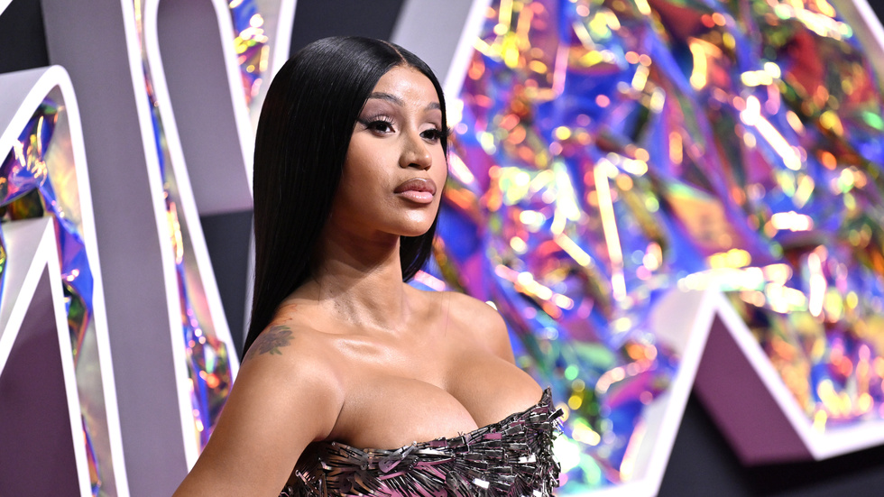 Cardi B stöttar inte längre president Joe Biden. Arkivbild.