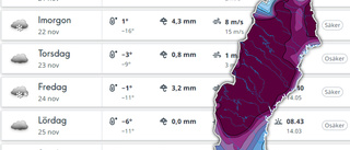 Besvärligt väder väntas för Norrlandskusten