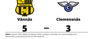 Efterlängtad seger för Vännäs - bröt förlustsviten mot Clemensnäs