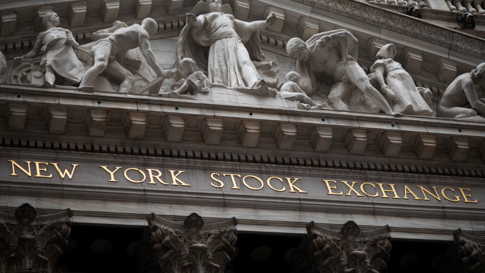 Uppåt för andra dagen i rad på Wall Street. Arkivbild.