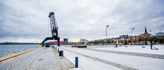 Bygg landmärke i Södra hamn   