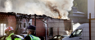 Kraftig brand i industriområde – stora värden förlorade