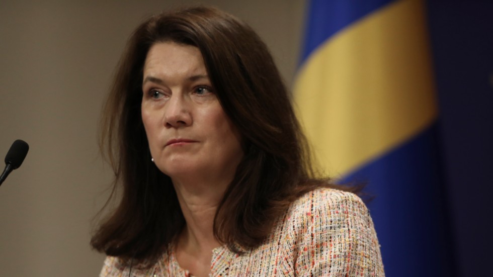 Utrikesminister Ann Linde (S).