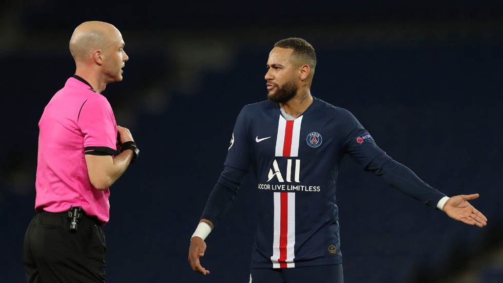 Neymar, här i PSG-tröjan. Arkivbild.