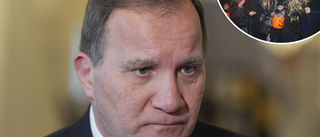 Löfven uppmanar alla godissugna små monster att inte busa runt