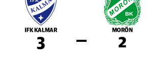 Tuff match slutade med förlust för Morön mot IFK Kalmar