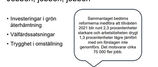 Den röda tråden är tydlig      