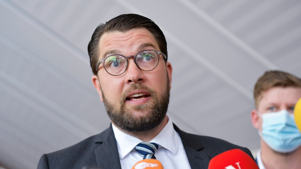 Sverigedemokraternas partiledare Jimmie Åkesson. Arkivbild.