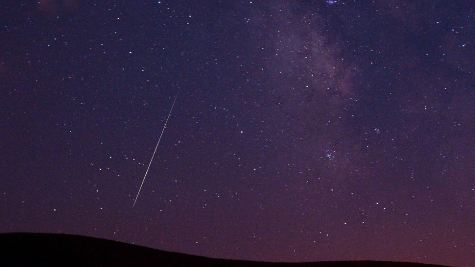 Med lite tur kan man se ett meteorregn de komande dagarna. Bilden är tagen vid ett annat tillfälle.