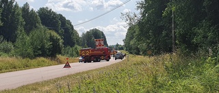 Två motorcyklister körde omkull utanför Malmbyfältet – båda förda till sjukhus