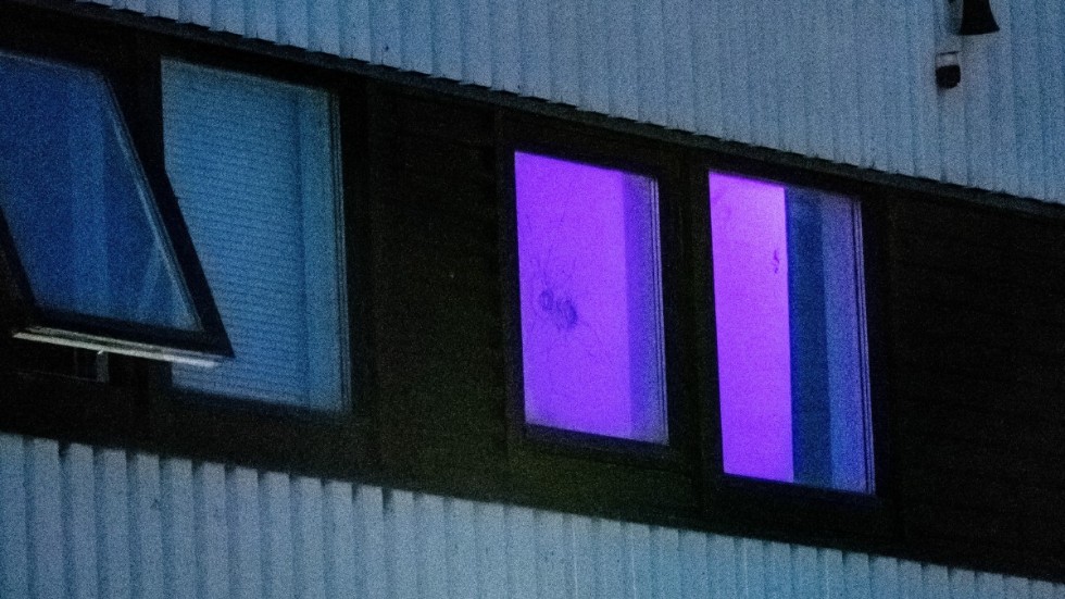 Efter ett bråk på en studentfest i skånska Burlövs kommun skedde en skottlossning in genom ett fönster.