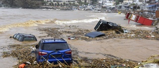 Turister kan lämna hotell efter storm på Kreta