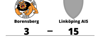 Defensiv genomklappning när Borensberg föll mot Linköping AIS