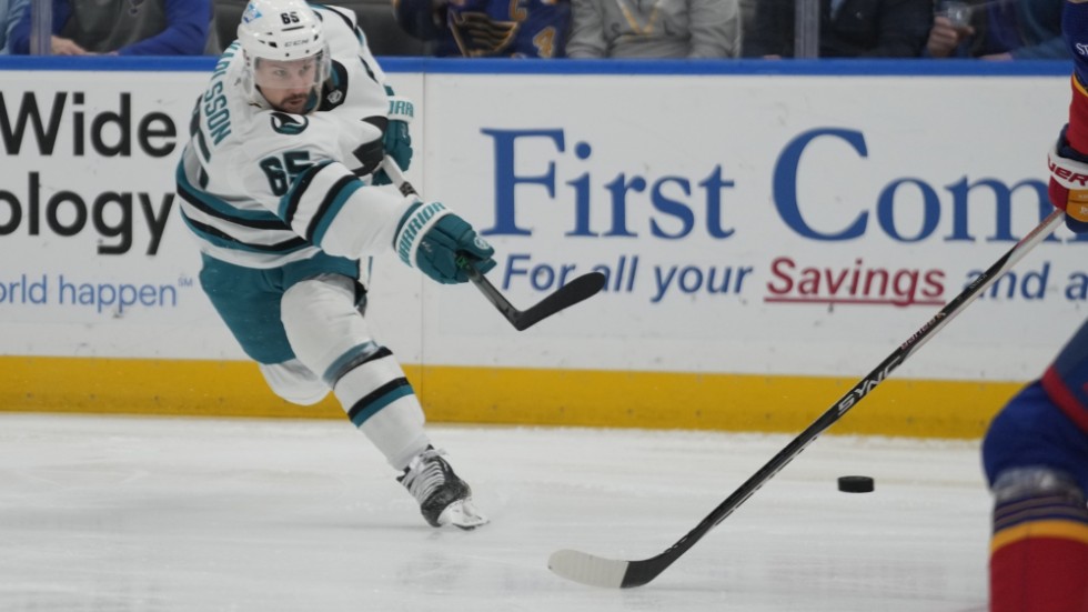 20 mål för Erik Karlsson i San Jose.