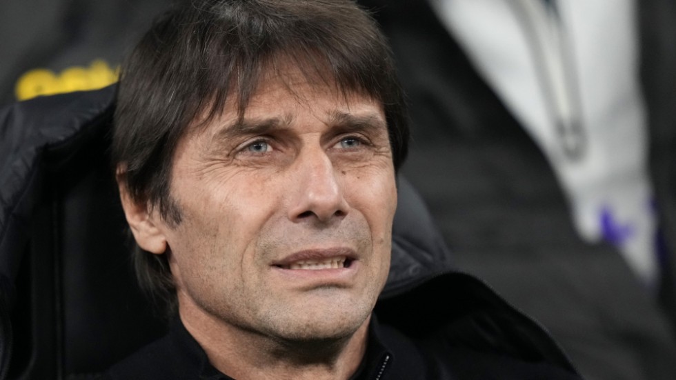 Antonio Conte lämnar Tottenham efter vad som uppges vara en gemensam uppgörelse med klubben. Arkivbild.