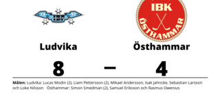 Östhammar föll borta mot Ludvika