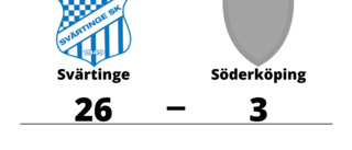 Storseger för Svärtinge hemma mot Söderköping