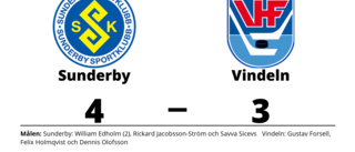 Sunderby avgjorde i sista perioden och vann mot Vindeln