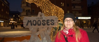 Linda gav älgen på torget namnet Mooses