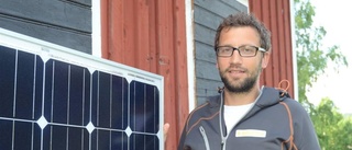 Han säljer solenergiteknik