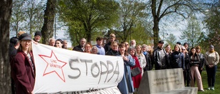 Protest mot tiggeriförbudet i Katrineholm