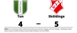 Tun föll hemma mot Sköldinge