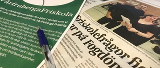 Politiska yttranden bifogas friskolesvaret