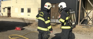 Lokal evakuerad efter brand i Gnesta