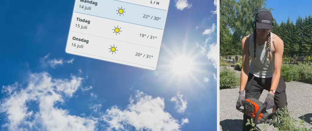 Jobba i värmen