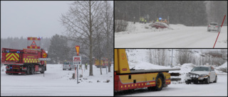 Sidokollision vid Norrstrand – tre personer inblandade