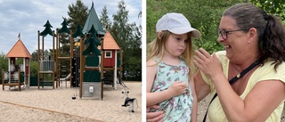 Nya lekparken vid sjön invigd med dans och fika – vi var på plats