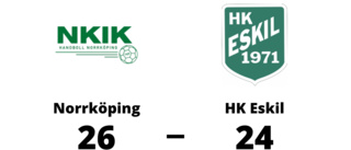 Norrköping vann mot HK Eskil