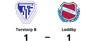Kryss för Torstorp B hemma mot Loddby