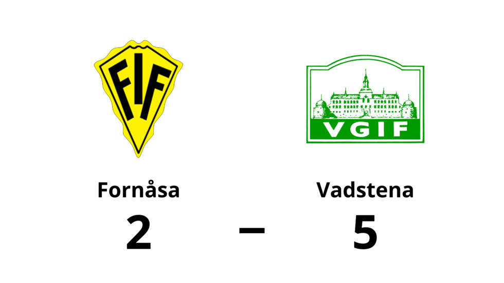 Fornåsa IF förlorade mot Vadstena GIF