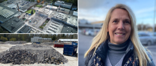 Gamla fabriken ett minne blott – bara högar återstår