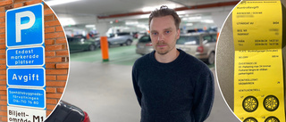 Adam, 29, fick p-bot i nya garaget – trots månadsbiljett