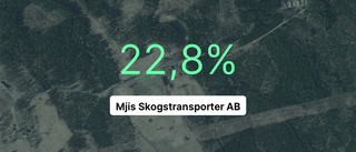 Årsredovisningen klar: Så gick det för Mjis Skogstransporter AB