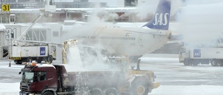 Snökaos på Arlanda – avgångar till och från Skellefteå försenade • Skellefteå Airport flaggar för störningar: ”Håll er uppdaterade”