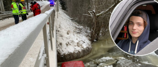 Alfons från Solhult hade änglavakt • Väjde för rådjur och hamnade med bilen i ån