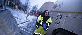 Tankbilsföraren Zandra, 35, sticker ut på vägarna – hoppas fler tjejer tar chansen