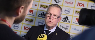 Janne Andersson har brutit knät