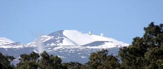 Snöstorm på Hawaii – snöbrist i Colorado