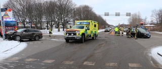 Trafikolycka stängde av Tycho Hedéns väg