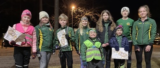 Vinter inget hinder för skolgårdsorientering