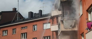 Kraftig brand på Styrmansgatan