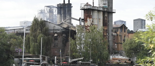 Brand ödelade gammal kolsyrefabrik i Stockholm