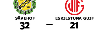 Eskilstuna Guif föll i första matchen mot Sävehof