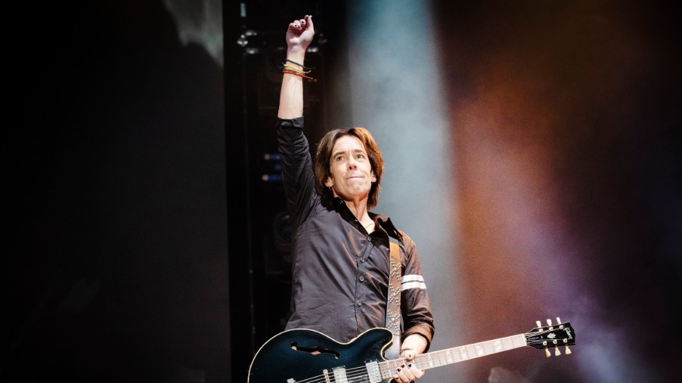 Per Gessle och Gyllene tider inleder sin sommarturné på Brottet i Halmstad i början på juli – igår spelade de i Piteå.
