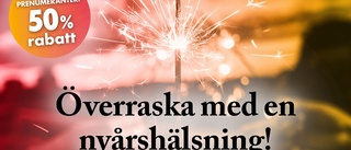 Önska Gott nytt år med Folkbladet!