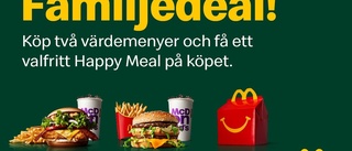 Familjedeal hos McDonald´s Skellefteå.     